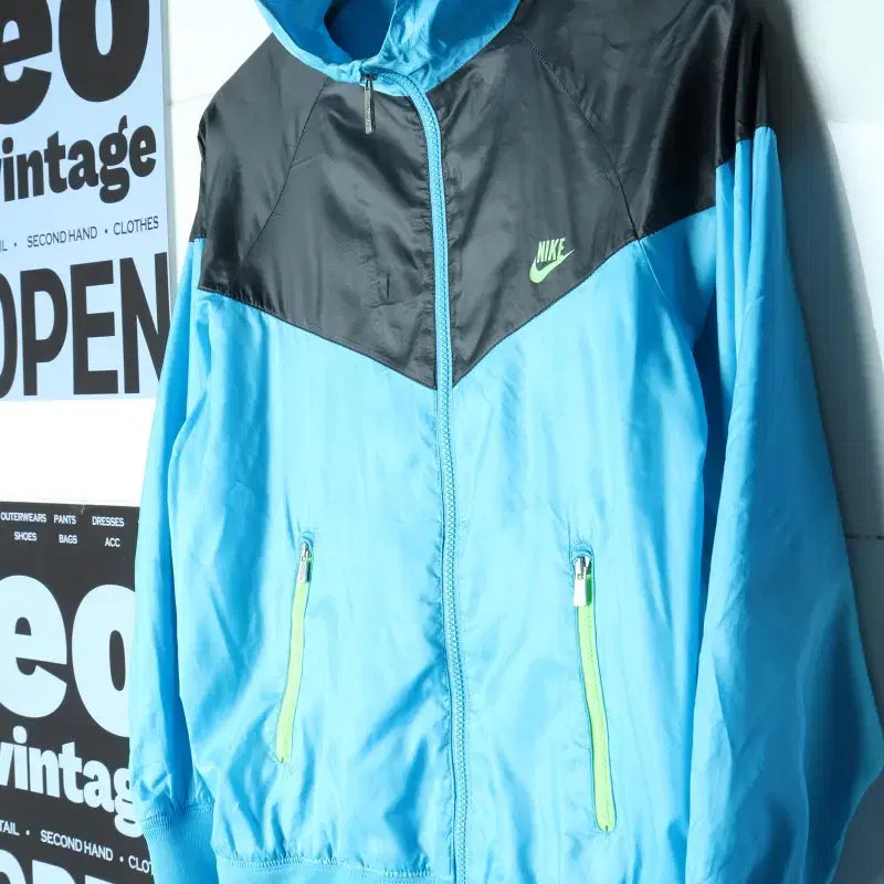 [BUNJANG] Nike Windrunner Zip-Up Jacket / W(L) 나이키 집업 바람막이 점퍼자켓 수선완료 윈드러너-757C