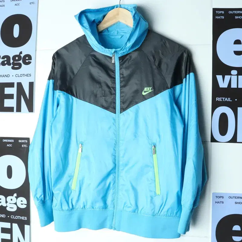 [BUNJANG] Nike Windrunner Zip-Up Jacket / W(L) 나이키 집업 바람막이 점퍼자켓 수선완료 윈드러너-757C