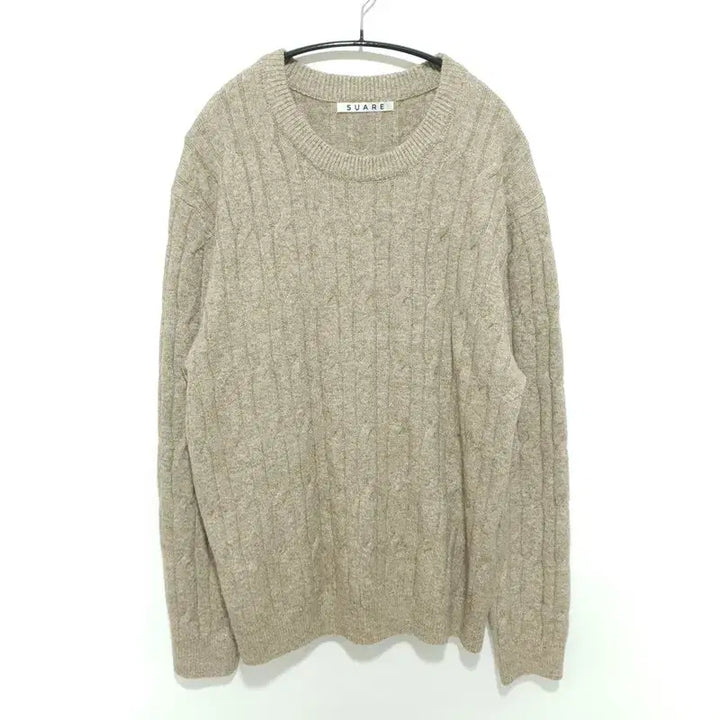 [BUNJANG] Suaree Roundneck Cable Knit L / 수아레 라운드넥 케이블 니트 L_M1522