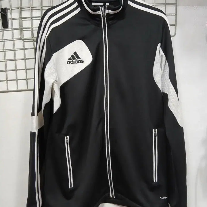 [BUNJANG] Adidas Black/White Track Top / 아디다스 블랙/화이트 트랙탑100