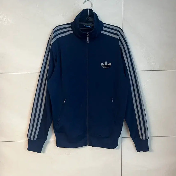 [BUNJANG] Adidas Old Firebird Track Jacket Navy/Grey Line / [100] 아디다스 구파이어버드 대장 져지 네이비/그레이 라인