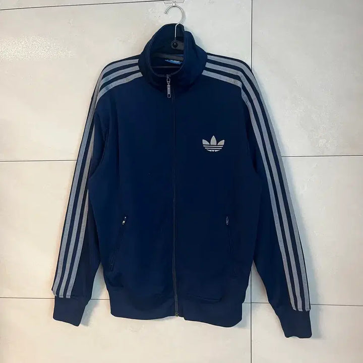 [BUNJANG] Adidas Old Firebird Track Jacket Navy/Grey Line / [100] 아디다스 구파이어버드 대장 져지 네이비/그레이 라인