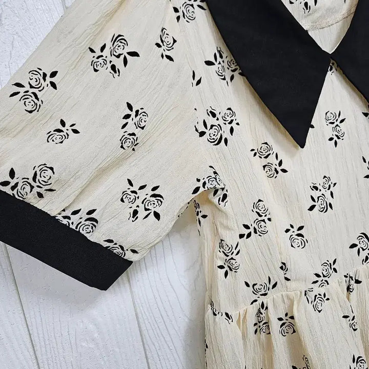 [BUNJANG] Rose Print Midi Dress / 63.장미원피스