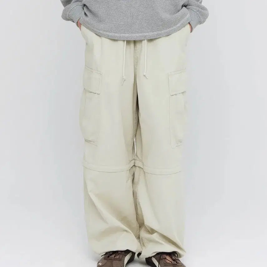 [BUNJANG] Hello Sunrise Two-Way Cargo Pants / 헬로선라이즈 카고 팬츠 투웨이 새제품 싸게 팔아요
