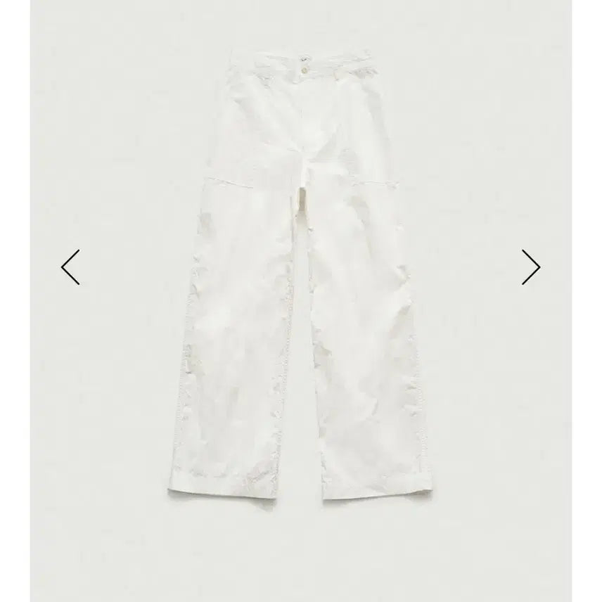 [BUNJANG] The Barnet Airy Fatigue Pants - White / 더바넷 팬츠 Airy Fatigue Pants_White 새상품