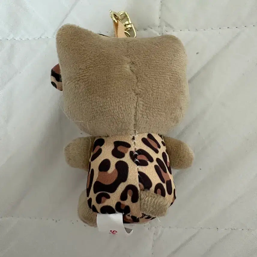 [BUNJANG] Hello Kitty Leopard Print Keyring Plush / 헬로키티 레오파드 키링 인형