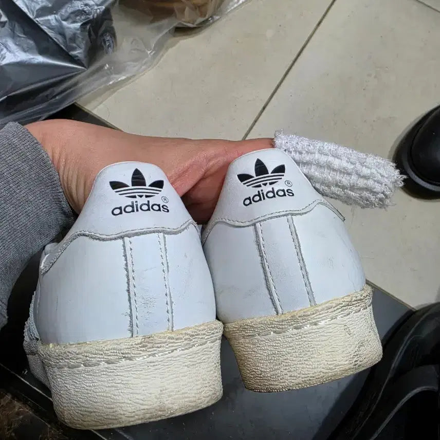 [BUNJANG] Adidas Superstar 80s White 240 / 아디다스 슈퍼스타 80s 화이트 240