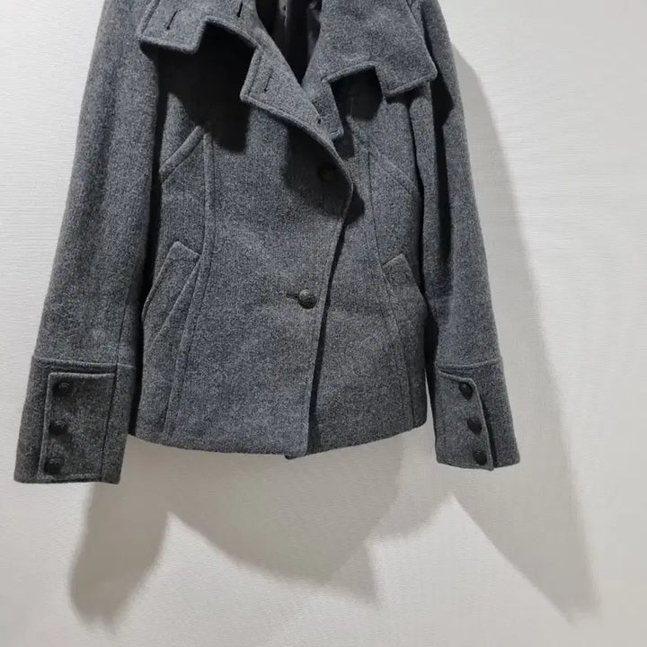 [BUNJANG] SJSJ Wool Blend Coat / 한섬 SJSJ 그레이 울 코트