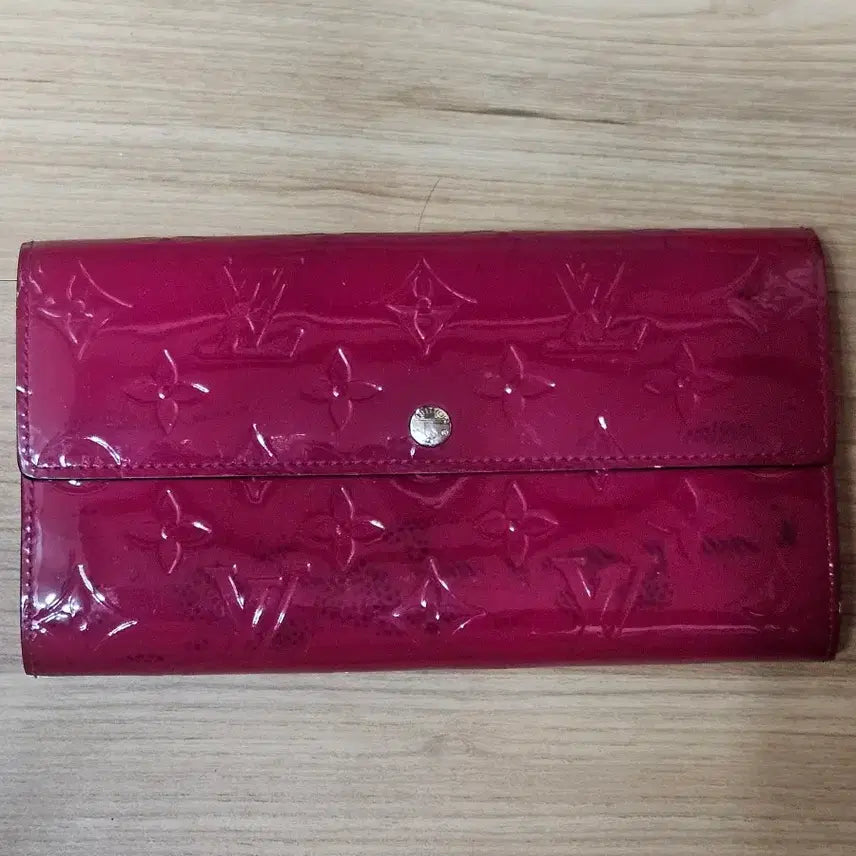 [BUNJANG] Louis Vuitton Vernis Long Wallet Red / 루이비통 베르니 장지갑 레드