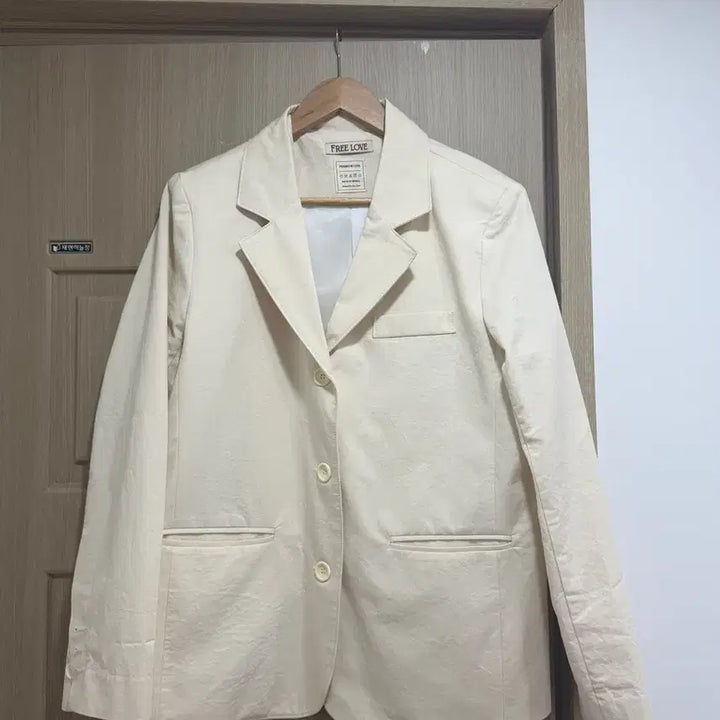 [BUNJANG] Pre-love Linen Jacket Beige / 도매택/ 프리러브 여자 여름 린넨 자켓 베이지