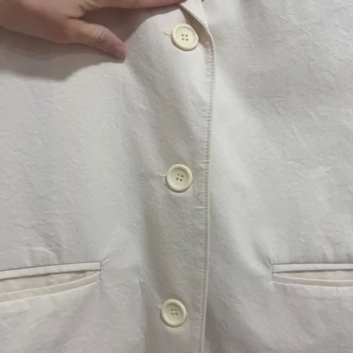[BUNJANG] Pre-love Linen Jacket Beige / 도매택/ 프리러브 여자 여름 린넨 자켓 베이지
