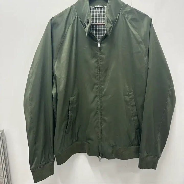 [BUNJANG] Uniqlo Khaki Check Lined Bomber Jacket / [만원 아라비아빈티지]유니클로 카키색 체크 안감 봄버 자켓 105