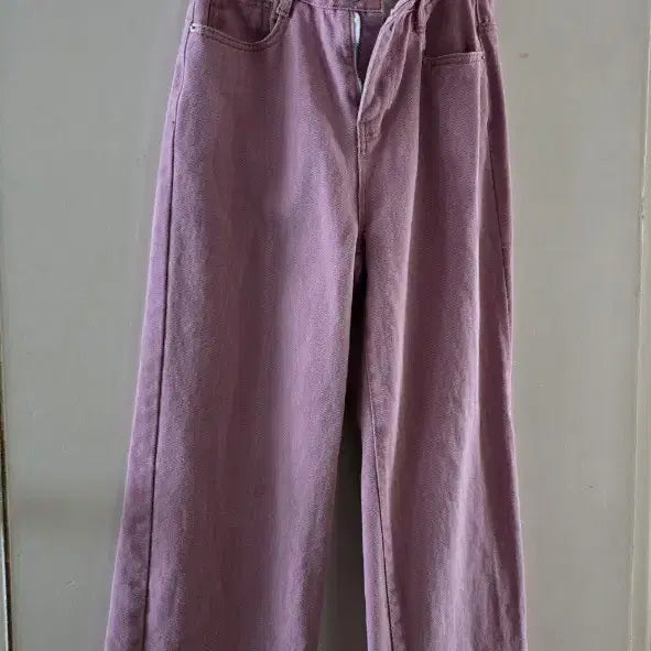 [BUNJANG] Wide Leg Cotton Pants - Size S / 와이드  팬츠ㅡs
