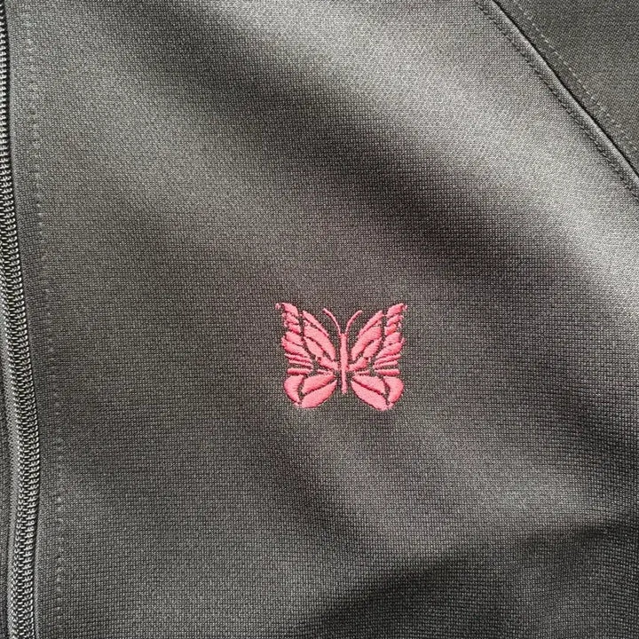 [BUNJANG] Needles Track Jacket - Black/ Pink / 니들스 트랙자켓
