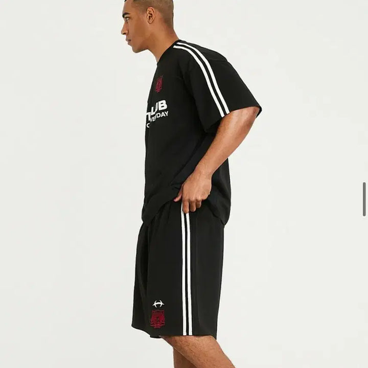 [BUNJANG] HDEX Binding Mesh Track Half Pants Black M / (단종매물) HDEX 바인딩 매쉬 트랙 오버 하프팬츠 블랙 (M)