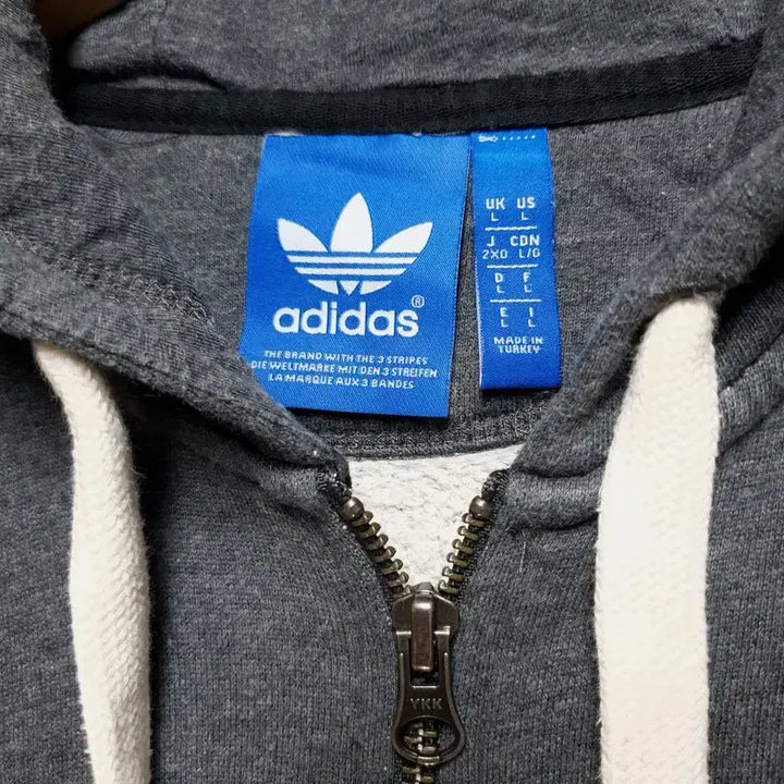 [BUNJANG] Adidas Hooded Zip-Up Jacket L / 아디다스 후드집업 L