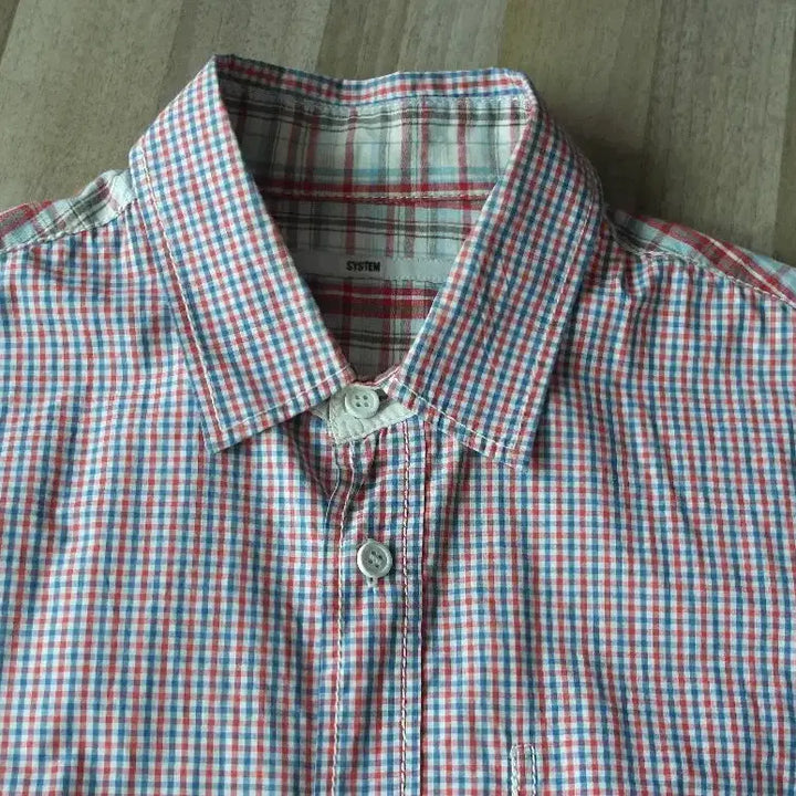 [BUNJANG] System Slim Fit Cotton Shirt 95 / 시스템남방/슬림95사이즈/최상급