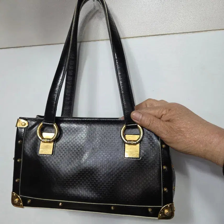 [BUNJANG] MCM Black Tote Bag / 메트로시티 블랙 토트백