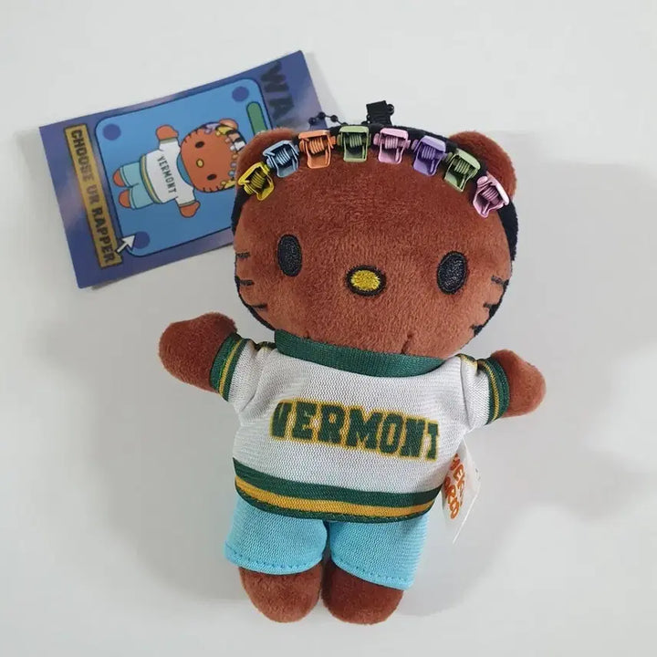[BUNJANG] Hello Kitty Brown Rapper Doll Keychain / 헬로키티 브라운 래퍼 인형 키링
