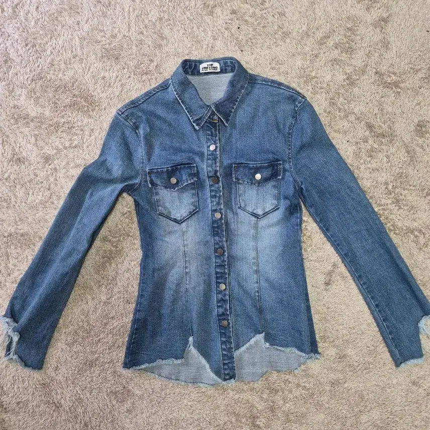 [BUNJANG] TOP DRESSING Denim Shirt / TOP DRESSING 데님 셔츠 청남방