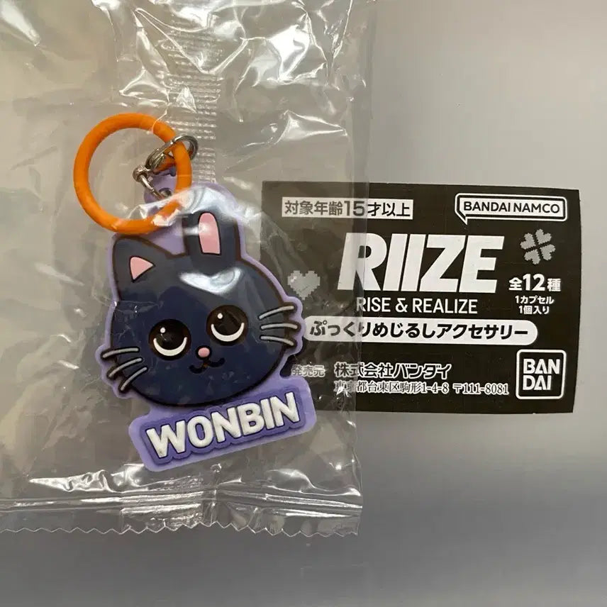 [BUNJANG] RIIZE Mejirushi Gacha Wonbin Tonnyangdeok Bandai / 라이즈 메지루시 가챠 원빈 토냥덕 반다이