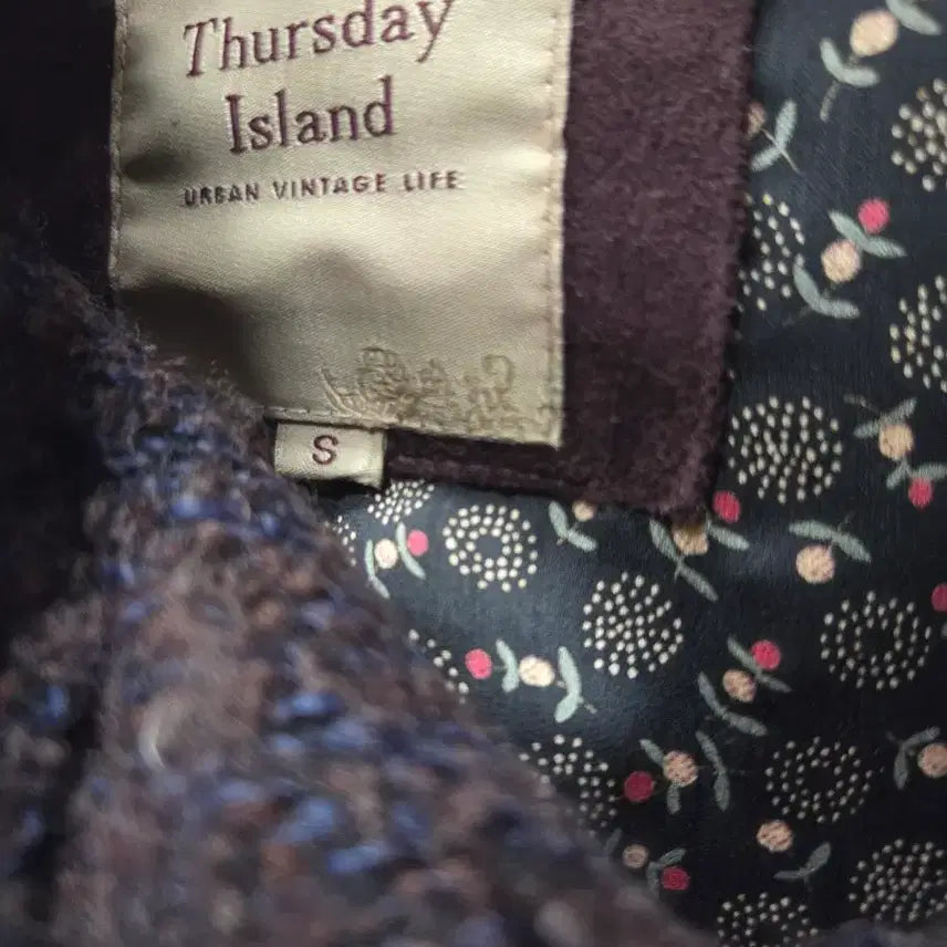 [BUNJANG] Thursday Island Double Button Long Coat Brown / 써스데이아일랜드 더블 버튼 롱 코트 브라운