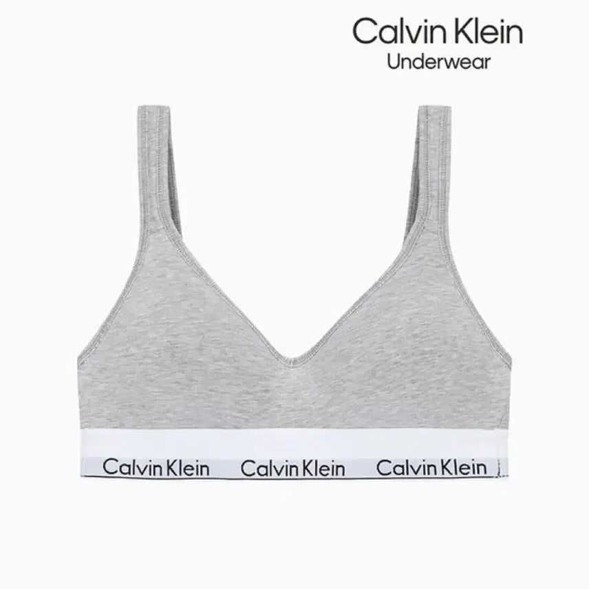 [BUNJANG] Calvin Klein Modern Cotton Scoop Back Bra - Grey / (64,808 -> 35,000)캘빈클라인 모던 코튼 스쿱백브라그레이