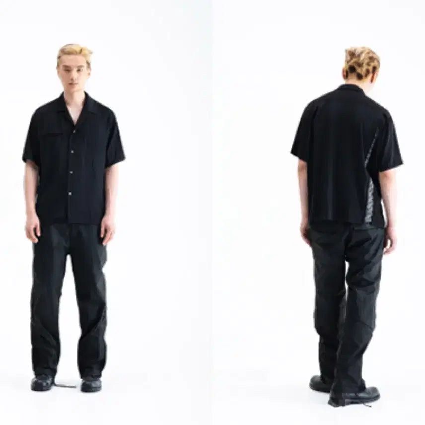 [BUNJANG] XLIM EP.3 Black Coating Trousers / XLIM EP.3 01 Black Coating Trousers