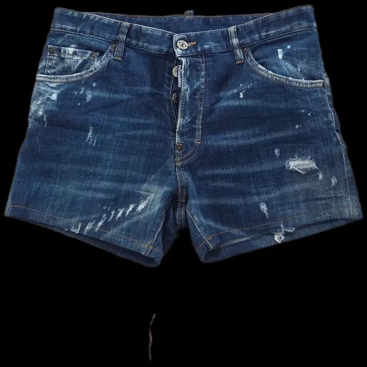 [BUNJANG] DSQUARED2 Denim Shorts / 디스퀘어드2 데님 반바지 데미지진 숏팬츠