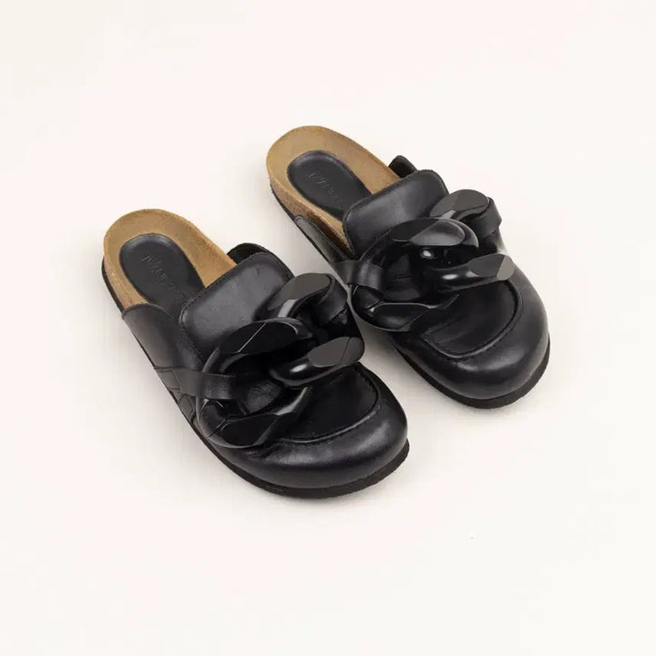 [BUNJANG] JW Anderson Chain Mule Slipper Loafers / JW앤더슨 체인 뮬 슬리퍼 블로퍼 38 245 250