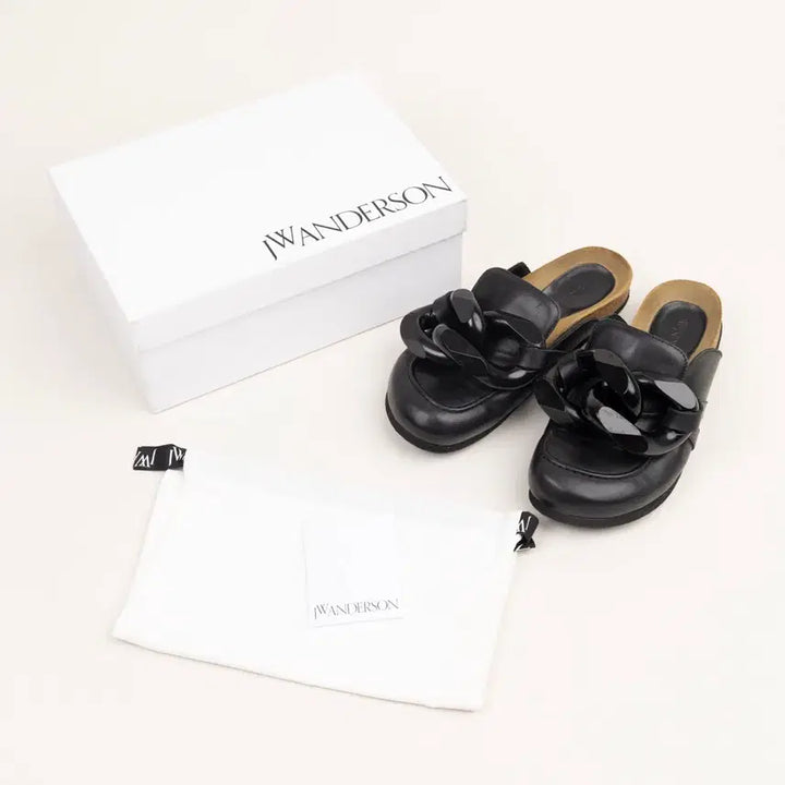 [BUNJANG] JW Anderson Chain Mule Slipper Loafers / JW앤더슨 체인 뮬 슬리퍼 블로퍼 38 245 250