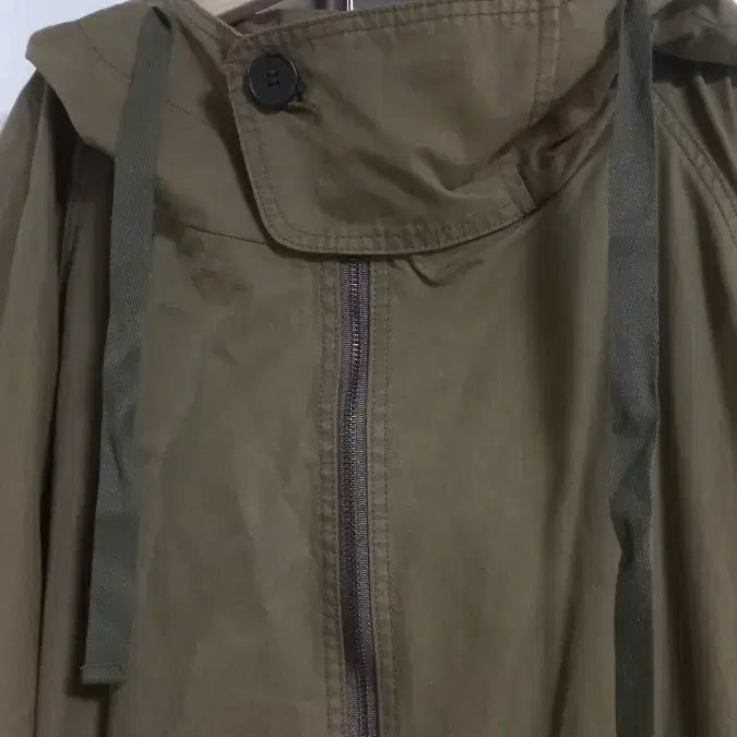 [BUNJANG] Oversized Camel Hooded Field Jacket / 빅사이즈 오버핏 카멜 후드야상코트 88~99