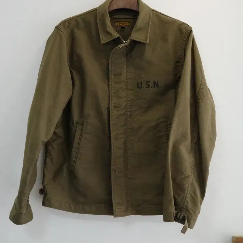 [BUNJANG] Freewheelers Deck Worker Jacket Olive / 프리휠러스 덱 워커자켓