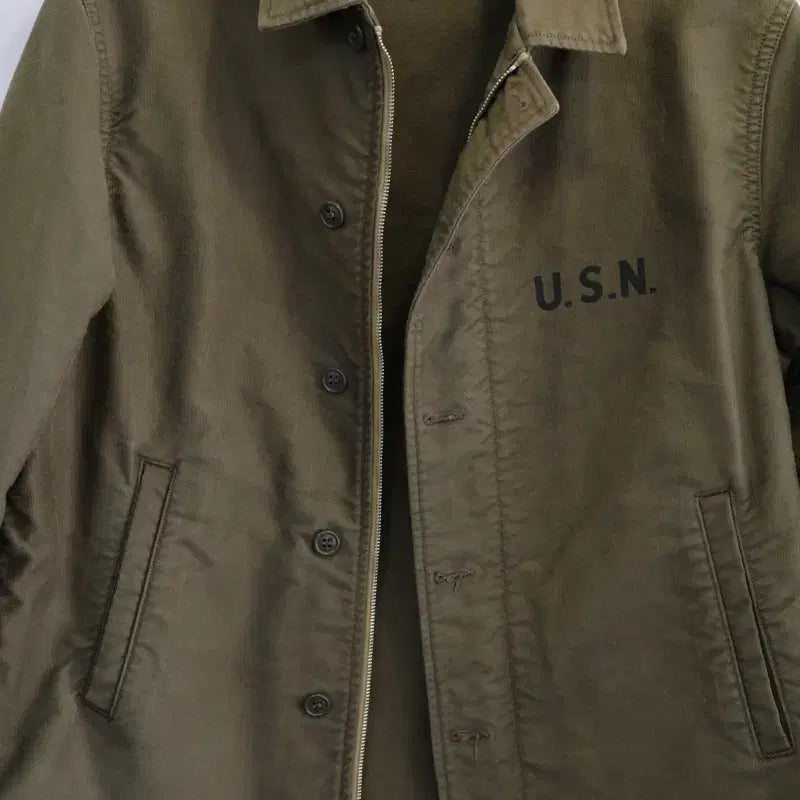 [BUNJANG] Freewheelers Deck Worker Jacket Olive / 프리휠러스 덱 워커자켓