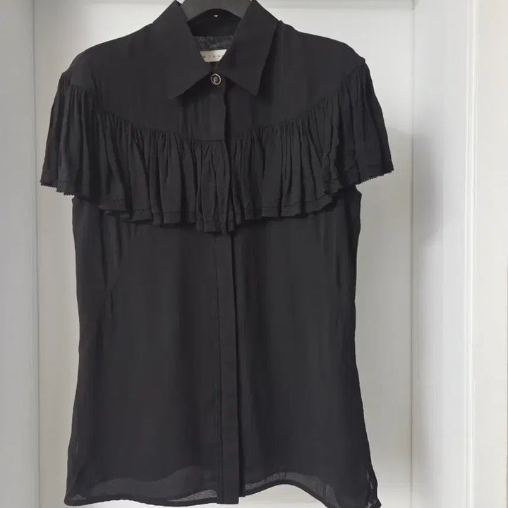 [BUNJANG] MICHAA Ruffle Sleeve Blouse / 미샤 MICHAA 러플 소매 블라우스