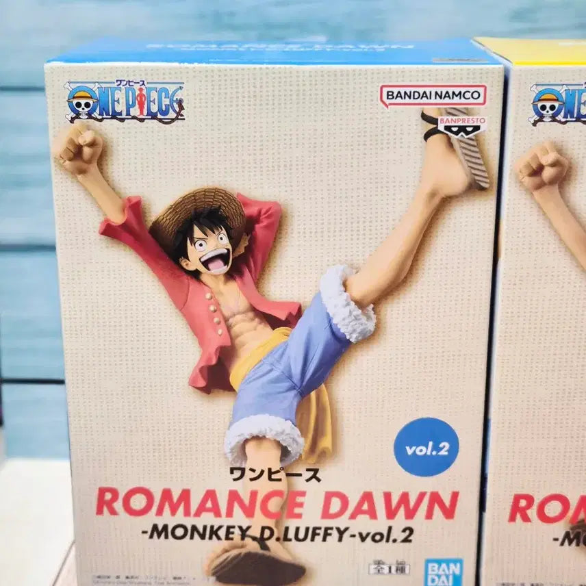 [BUNJANG] One Piece ROMANCE DAWN Monkey D. Luffy Figure 2-Set (Sealed) / (미개봉) 원피스 피규어 로맨스 던  ROMANCE DAWN 세트