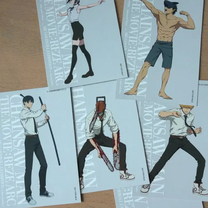 [BUNJANG] Chainsaw Man: The Movie Baseyard - Denge, Aki, Beam, Pochita, Reze Photocard Set / 급처)체인소맨 레제편 극장판 베이스야드 덴지 아키 빔 포치타 레제 포카