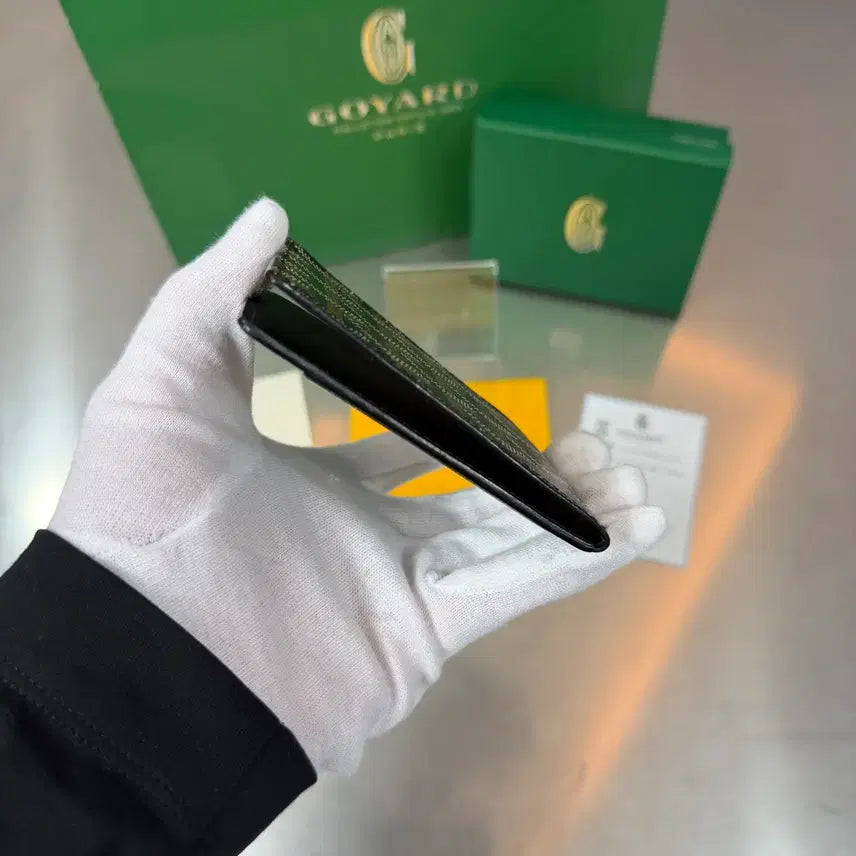 [BUNJANG] Goyard Insert Card Wallet Black / [새상품급] 풀구성 고야드 인서트 카드지갑 블랙