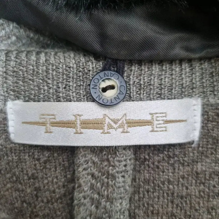 [BUNJANG] TIME by TIME Fur Collar Cardigan / 한섬 타임 퍼 카라 가디건