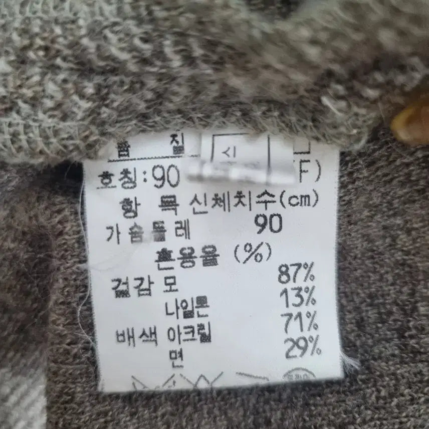 [BUNJANG] TIME by TIME Fur Collar Cardigan / 한섬 타임 퍼 카라 가디건