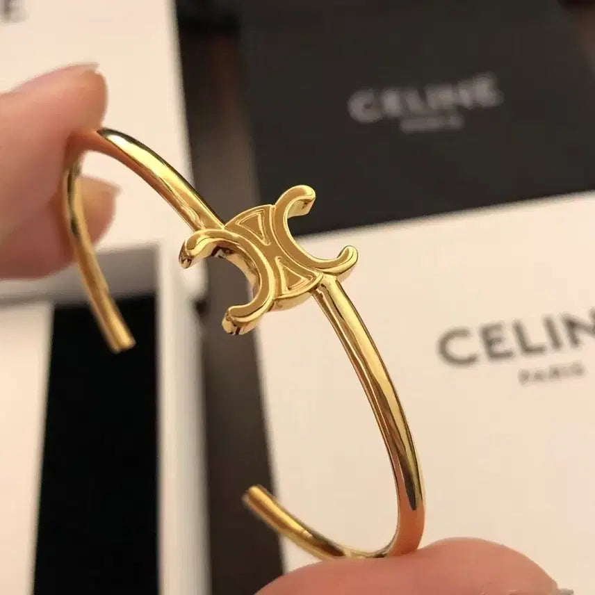 [BUNJANG] Celine Triomphe Gold Bracelet / 셀린느  팔찌
