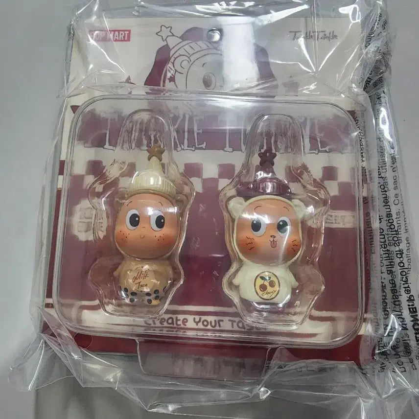[BUNJANG] Pop Mart Twinkle Little Star Bubble Tea &amp; Cherry Iced Tea Figure Set (Sealed) / 팝마트 트윙클 작은별 버블티 &amp; 체리 아이스티 피규어(미개봉새제품)