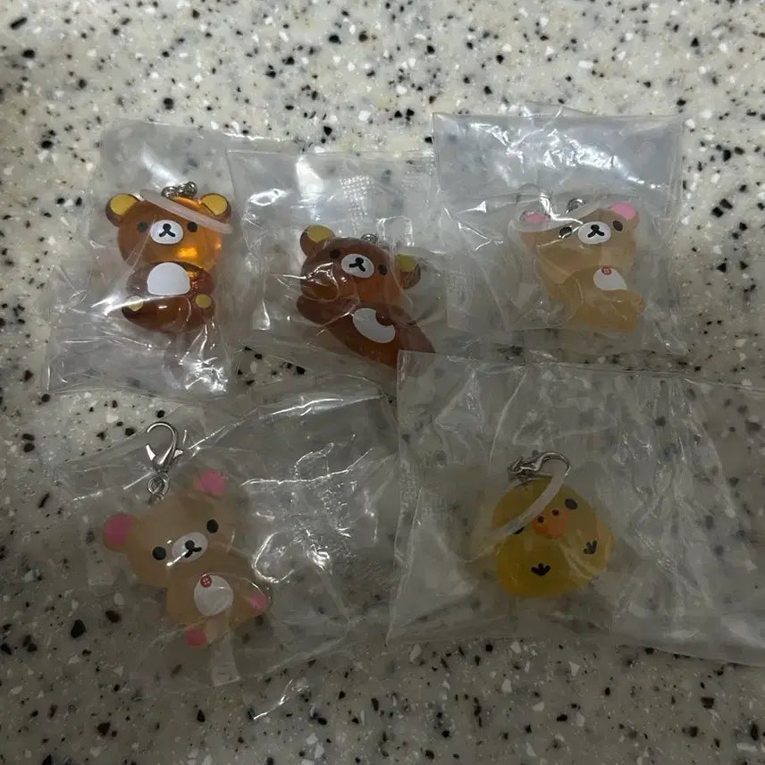 [BUNJANG] San-X Rilakkuma Mezushi Gacha Clear Full Set (Sealed) / 리락쿠마 메지루시 가챠 클리어 투명 풀세트 산엑스(미개봉)