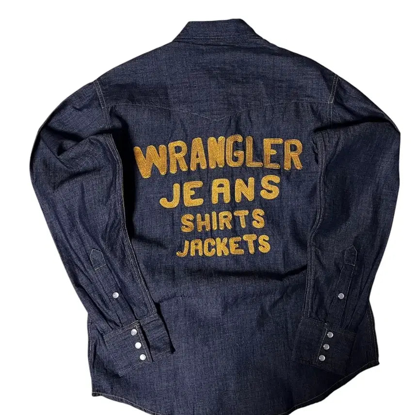 [BUNJANG] Wrangler Denim Western Shirt / (새상품) 랭글러 데님 셔츠 웨스턴 남방 S