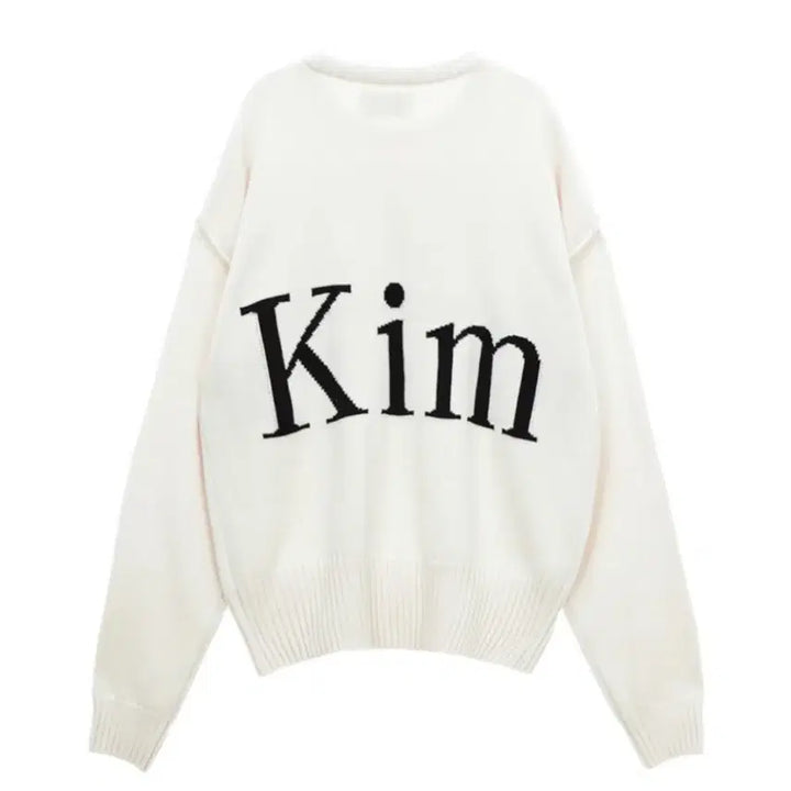 [BUNJANG] Matin Kim Big Logo Pullover Knit F / 마뗑킴 빅로고 풀오버 니트 F