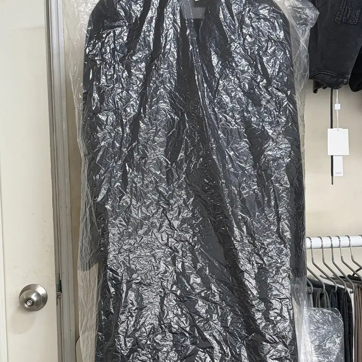 [BUNJANG] INSILENCE Cashmere Double Long Coat Black / [새상품]인사일런스 캐시미어 더블 롱 코트 M