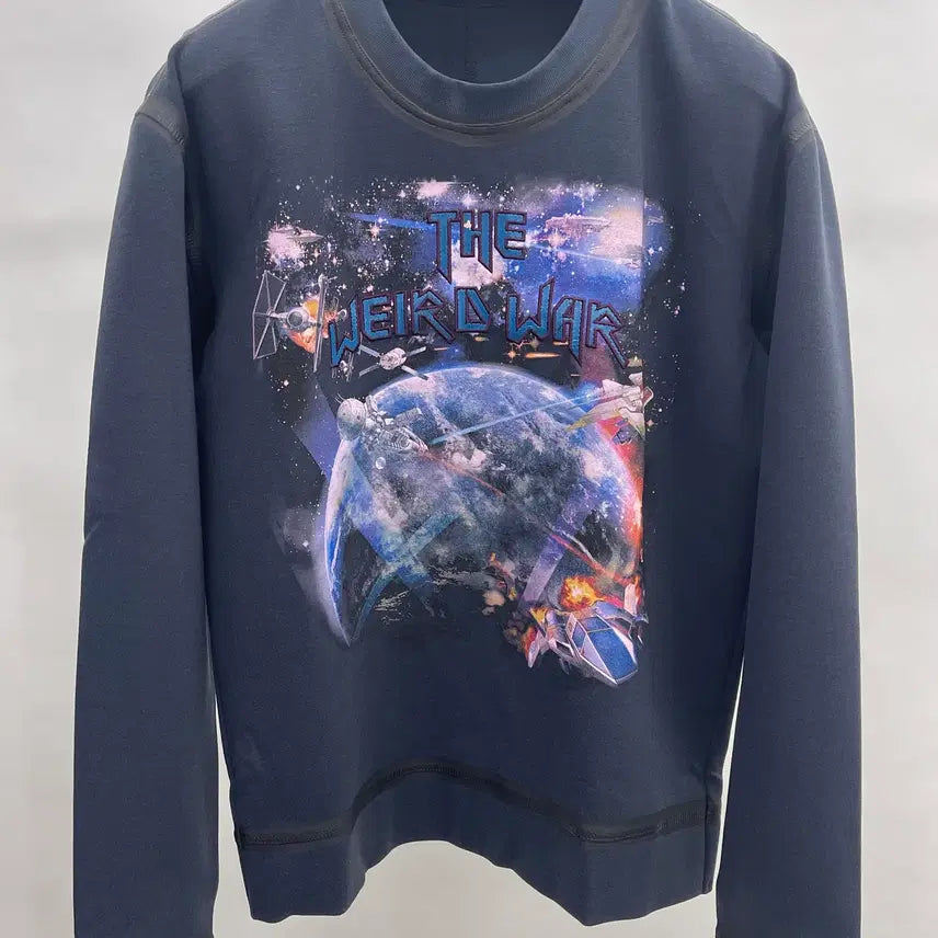 [BUNJANG] System Homme Graphic Long Sleeve Sweatshirt / 시스템옴므 그래픽 긴팔 맨투맨