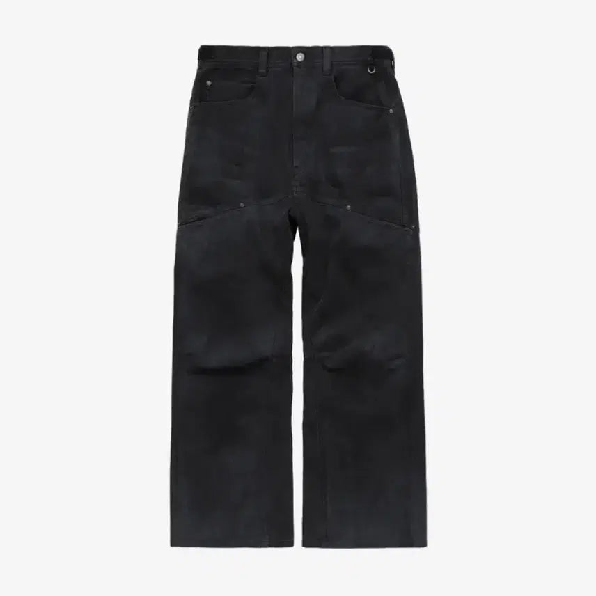 [BUNJANG] Politeu Textured Narrow Pants Leopard Charcoal / [2]폴리테루 텍스쳐드 내로우 팬츠 레오파드 차콜