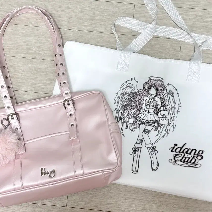 [BUNJANG] Idangclub Angel Ring Medium School Bag / 아이당클럽 엔젤링 미디움 스쿨백