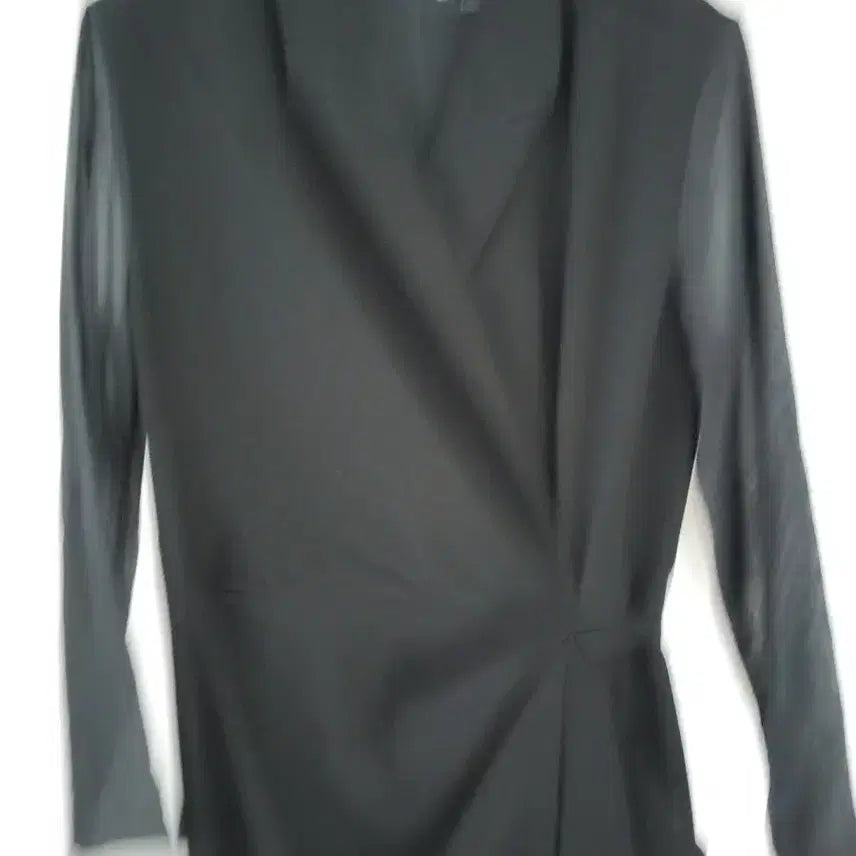 [BUNJANG] MICHAA Black Wrap Dress / 미샤 블랙 랩 원피스 91-103